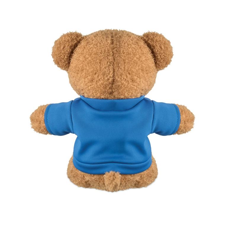 Ursuleț de pluș cu tricou Jackie, 23 cm Albastru