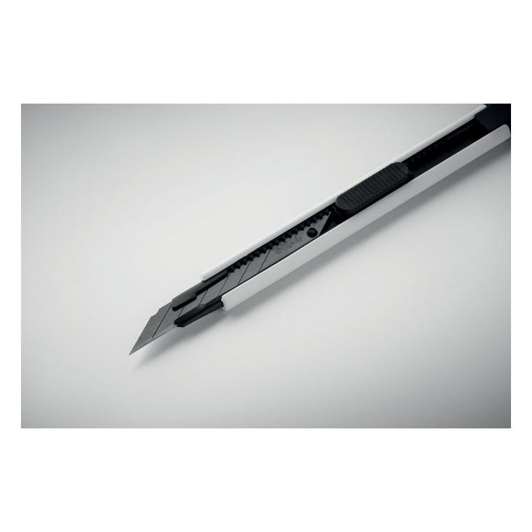 Cutter retractabil Blade Alb