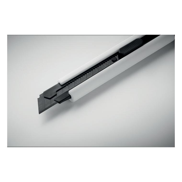 Cutter mare retractabil Blade + Alb