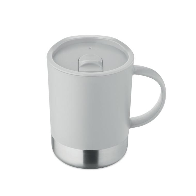 Cană cu perete simplu Beaker, 300 ml Gri