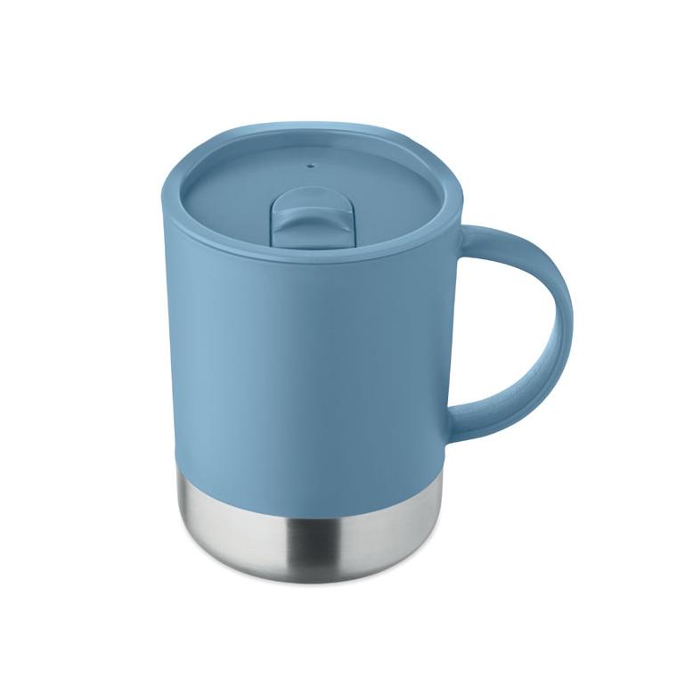 Cană cu perete simplu Beaker, 300 ml Petrol