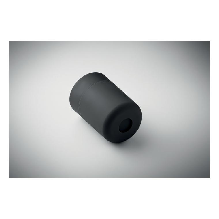 Cană termică din PP Goblet, 330 ml Negru