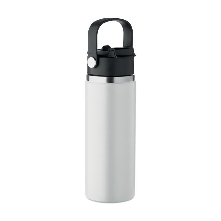 Sticlă cu perete dublu Suma Grip, 500 ml Alb