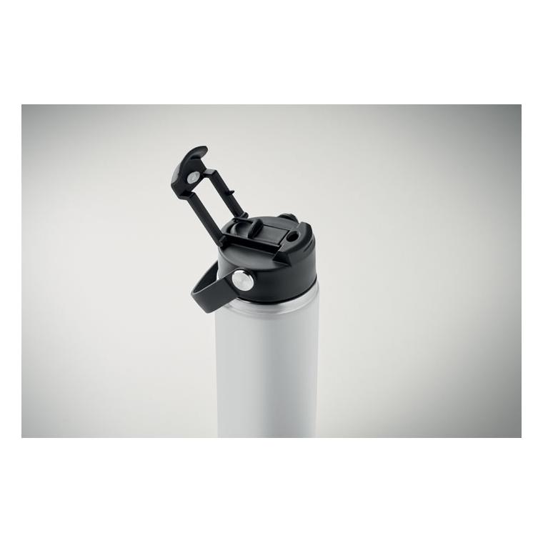 Sticlă cu perete dublu Suma Grip, 500 ml Alb