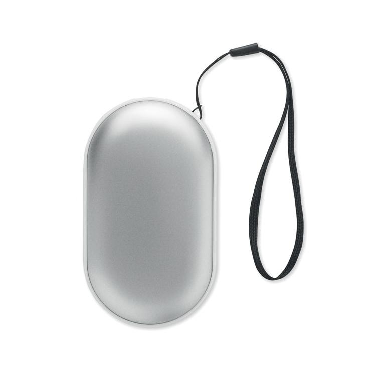 Încălzitor de mâini din aluminiu Mukava Argintiu mat