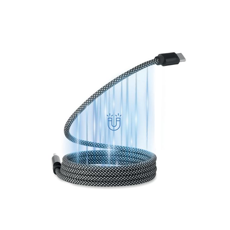 Cablu magnetic împletit din RPET Braid