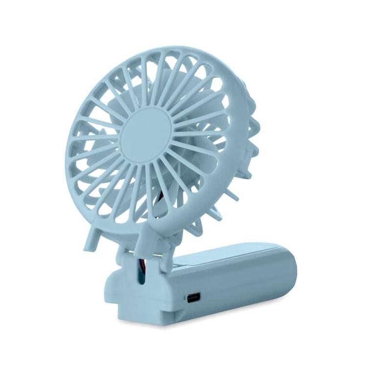 Ventilator portabil pliabil Ibera Albastru deschis