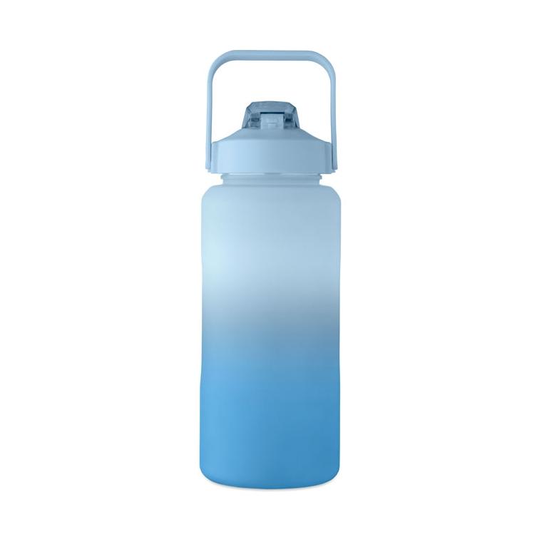 Sticlă de apă din RPET Activate Max, 2000 ml Albastru regal