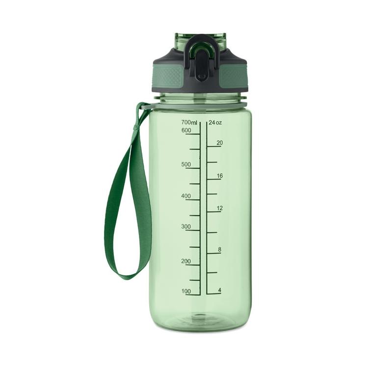 Sticlă sport Enkel, 700 ml Verde transparent