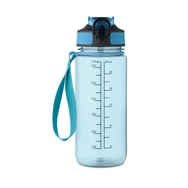 Sticlă sport Enkel, 700 ml Albastru deschis transparent