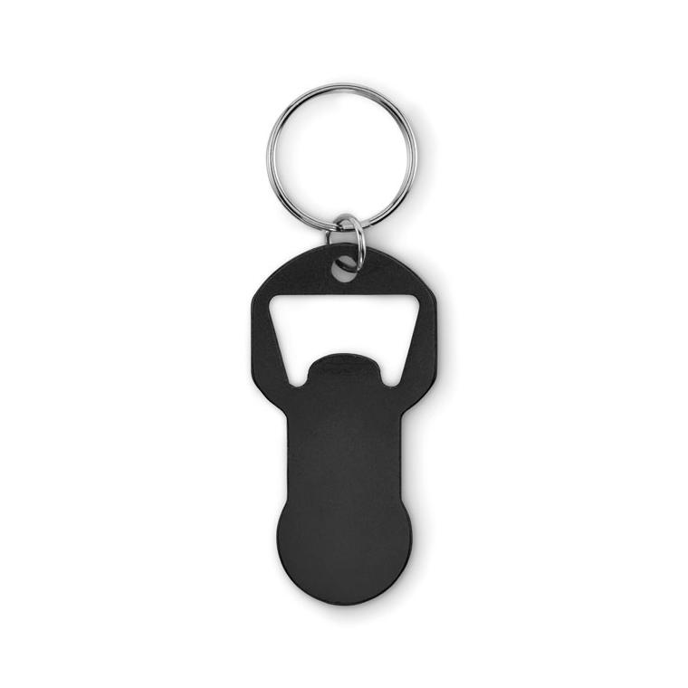 Breloc din aluminiu reciclat Clave Negru