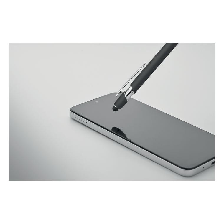Pix stylus din aluminiu reciclat Siparo Negru