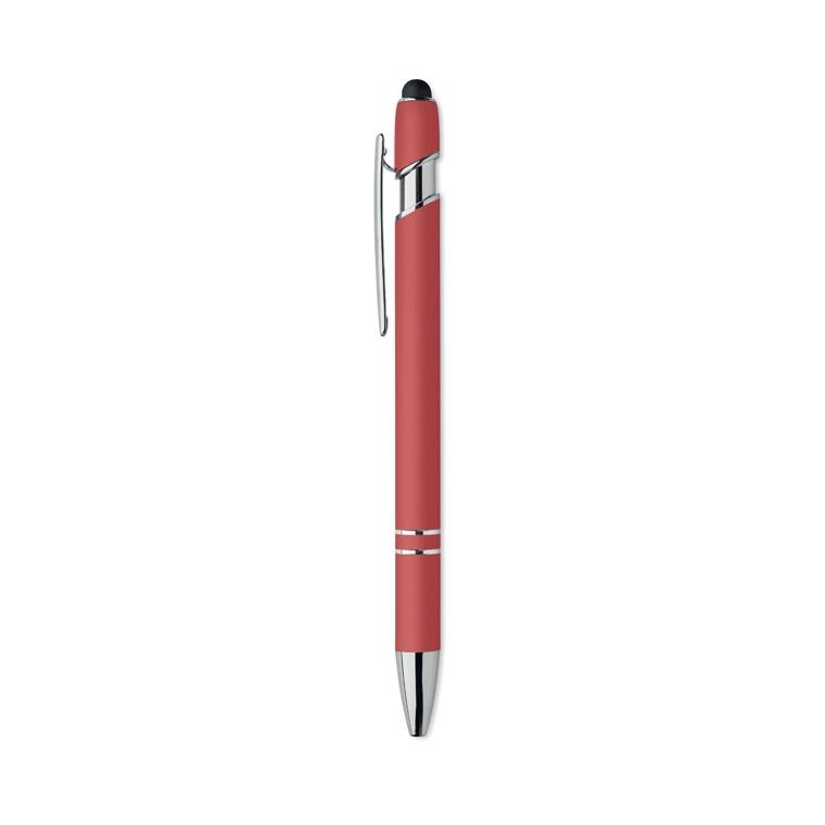 Pix stylus din aluminiu reciclat Siparo Roșu