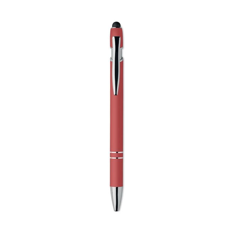 Pix stylus din aluminiu reciclat Siparo Roșu