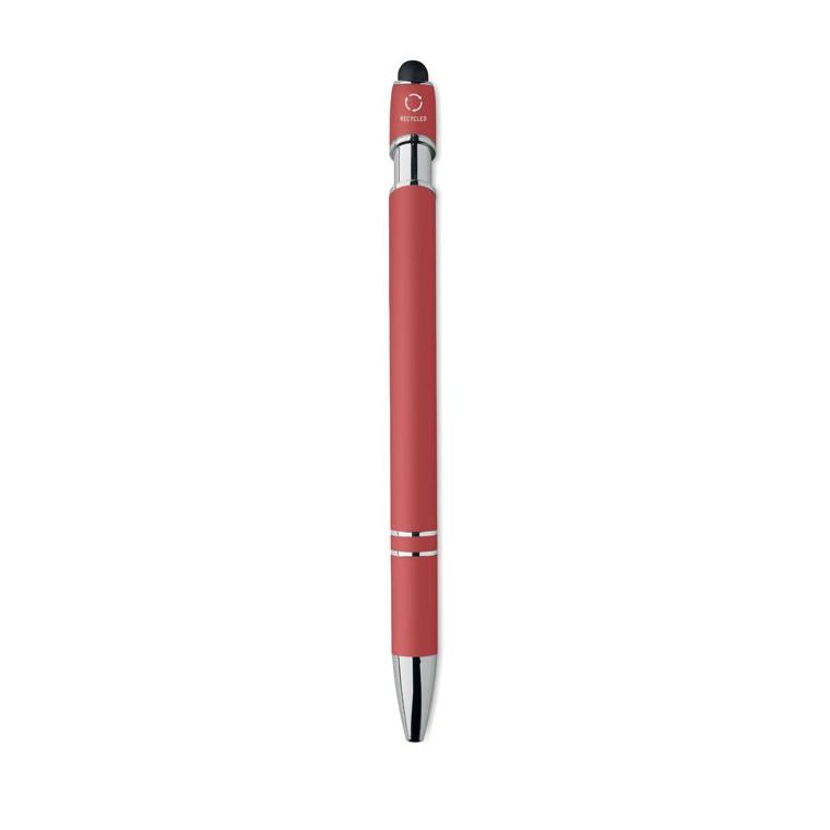 Pix stylus din aluminiu reciclat Siparo Alb