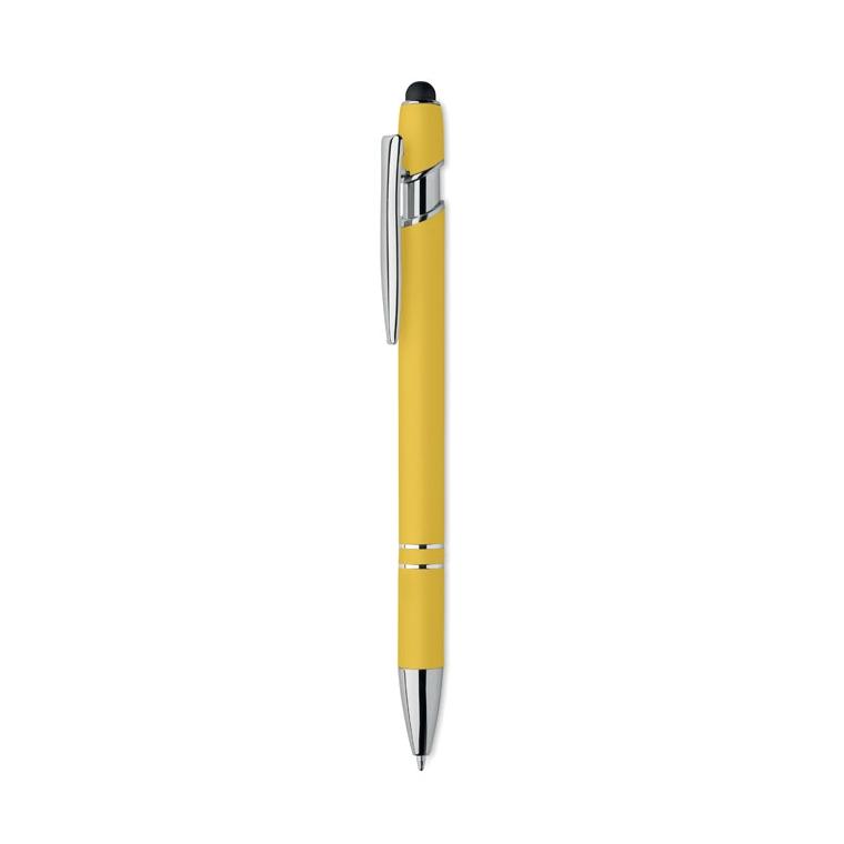 Pix stylus din aluminiu reciclat Siparo Galben
