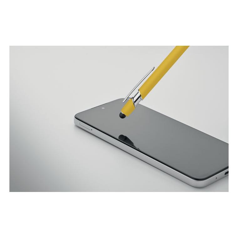 Pix stylus din aluminiu reciclat Siparo Galben