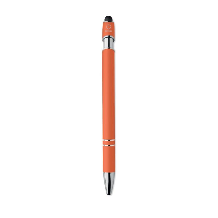 Pix stylus din aluminiu reciclat Siparo Portocaliu