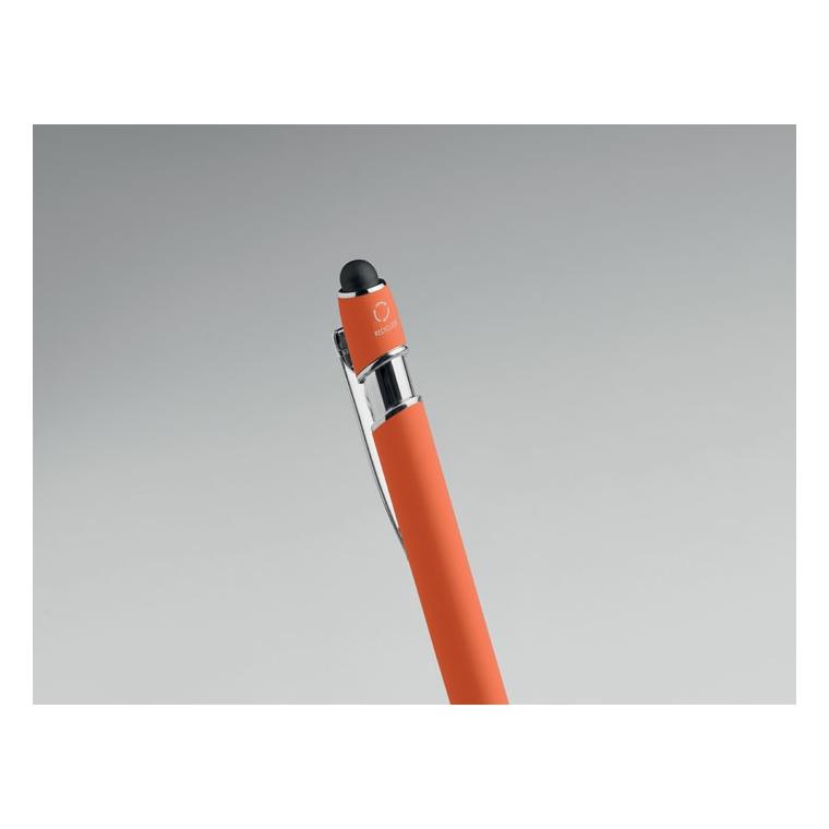 Pix stylus din aluminiu reciclat Siparo Portocaliu