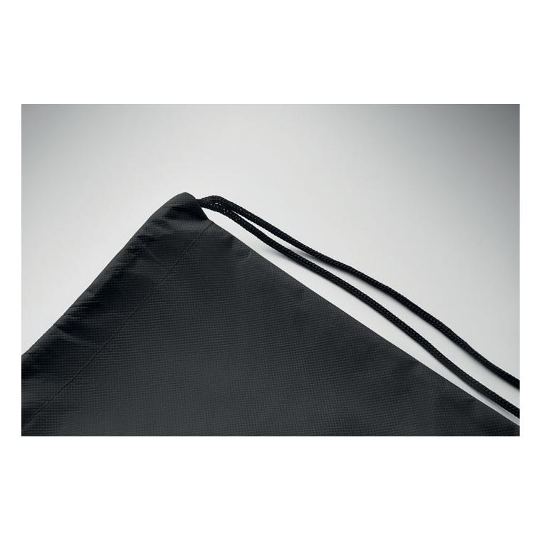 Sac cu șnur din RPET nețesut Daffy RPET Negru