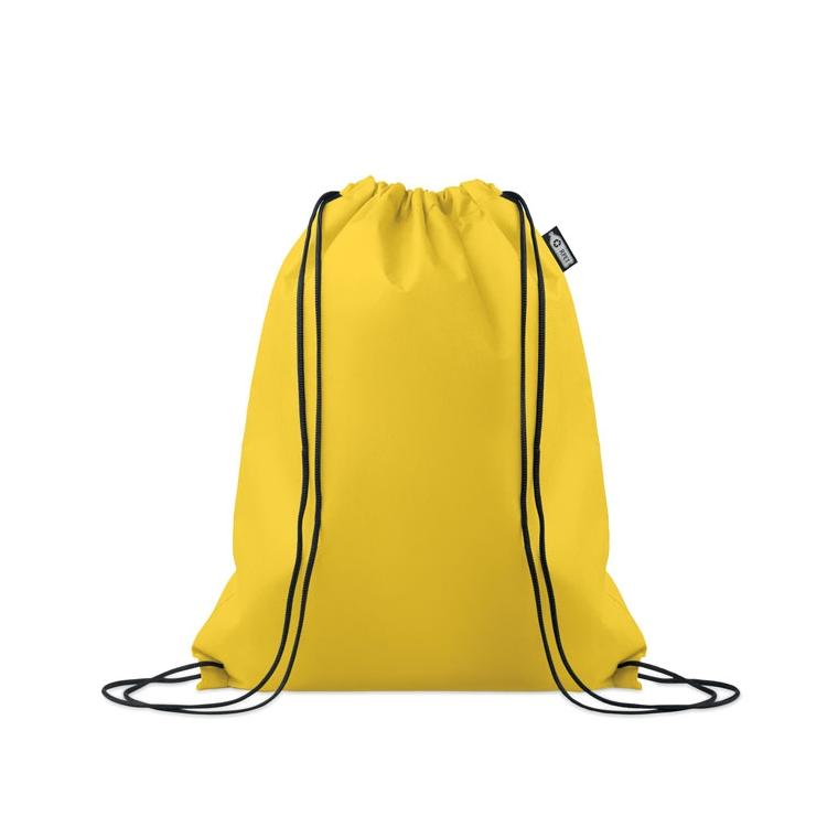 Sac cu șnur din RPET nețesut Daffy RPET Galben