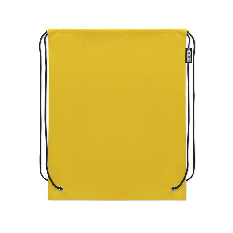 Sac cu șnur din RPET nețesut Daffy RPET Galben