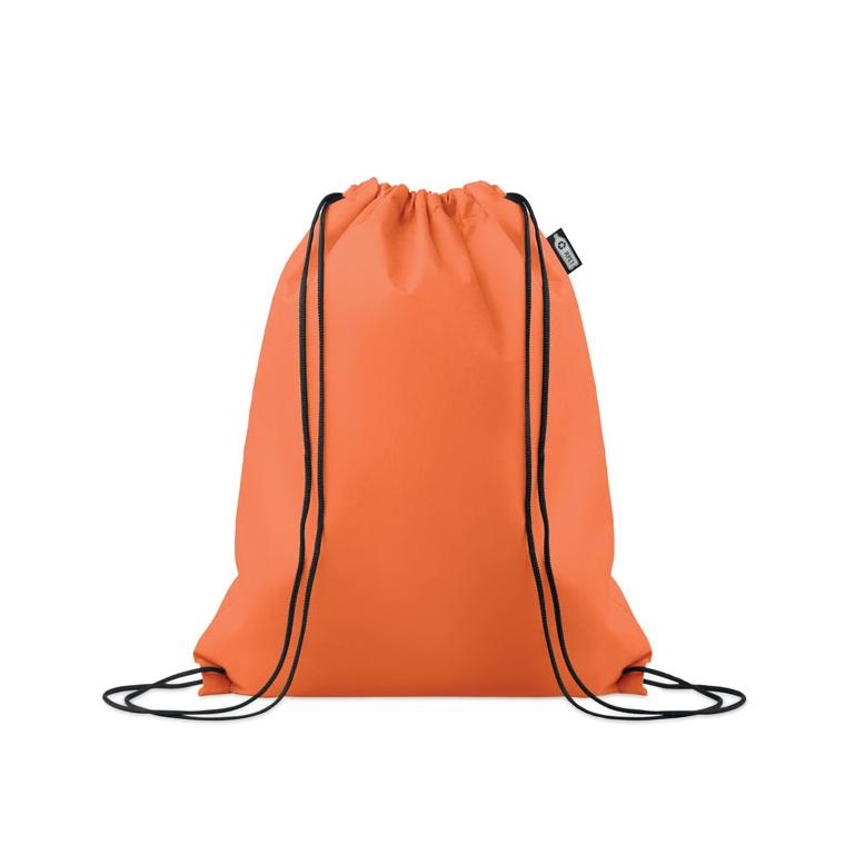Sac cu șnur din RPET nețesut Daffy RPET Portocaliu