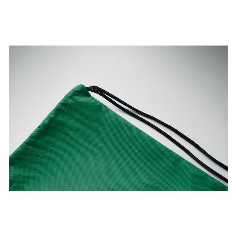 Sac cu șnur din RPET nețesut Daffy RPET Verde Inchis
