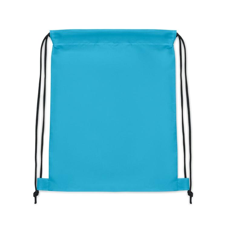 Rucsac cu șnur pentru copii din RPET 190T Shoop Kids Turquoise