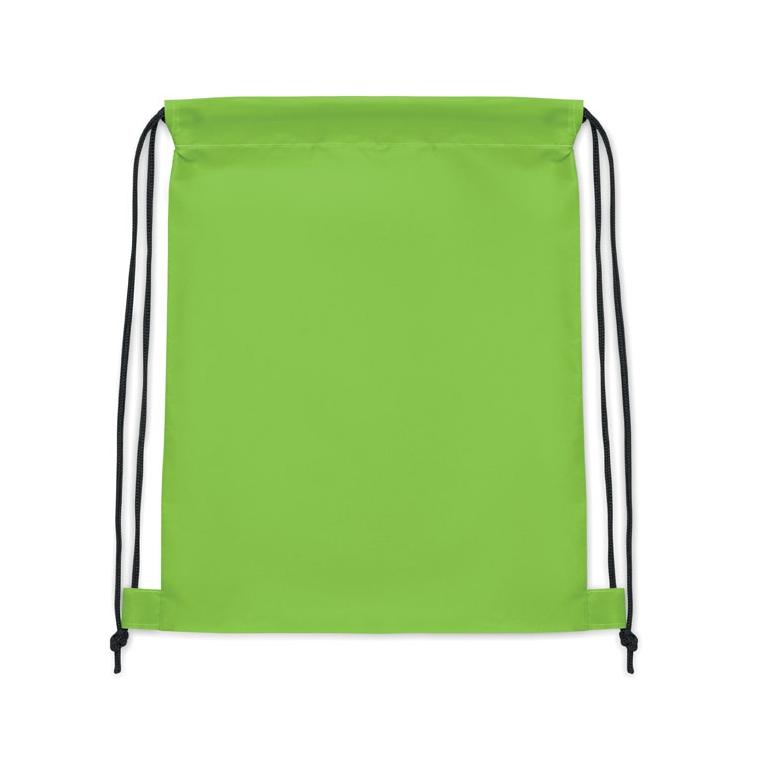 Rucsac cu șnur pentru copii din RPET 190T Shoop Kids Lime