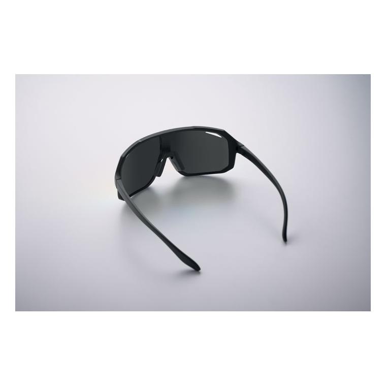 Ochelari de soare sport Flashe, protecție UV400 Negru