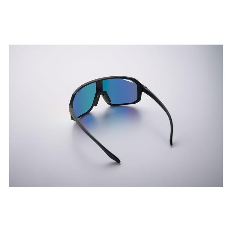Ochelari de soare sport Flashe, protecție UV400 Albastru