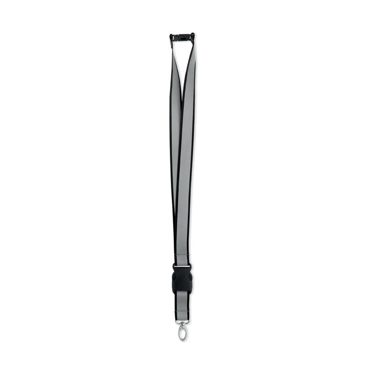 Lanyard din RPET reflectorizant Tosee