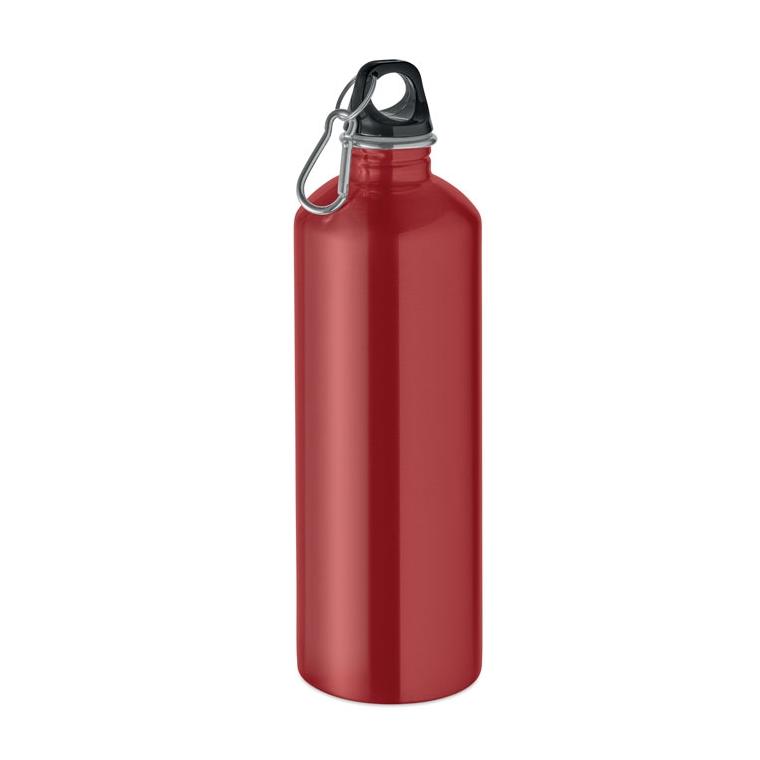 Sticlă cu perete simplu Re-One Moss, 1000 ml Roșu