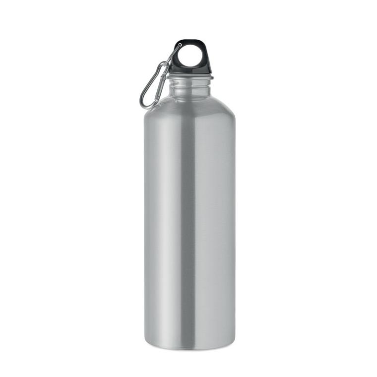 Sticlă cu perete simplu Re-One Moss, 1000 ml Argintiu mat