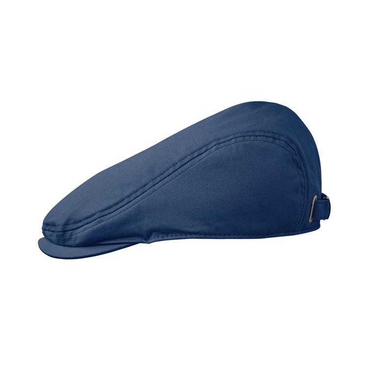 Șapcă plată Newsboy Flat Peak, 235 g/m² Albastru