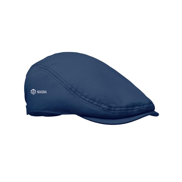 Șapcă plată Newsboy Flat Peak, 235 g/m² Albastru