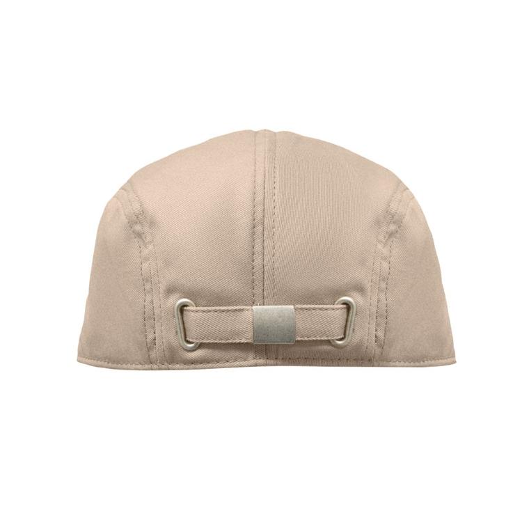 Șapcă plată Newsboy Flat Peak, 235 g/m² Bej