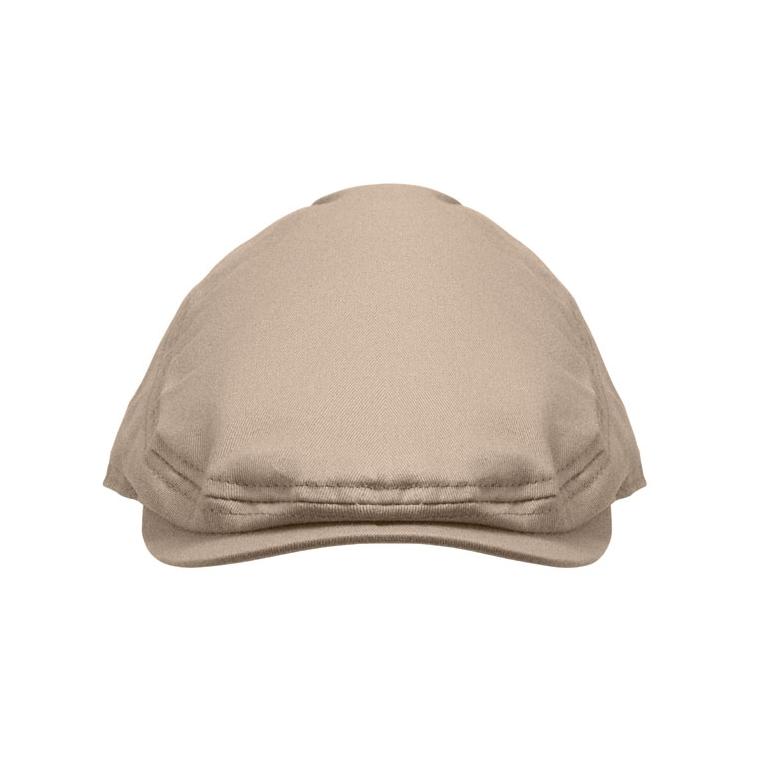 Șapcă plată Newsboy Flat Peak, 235 g/m² Bej