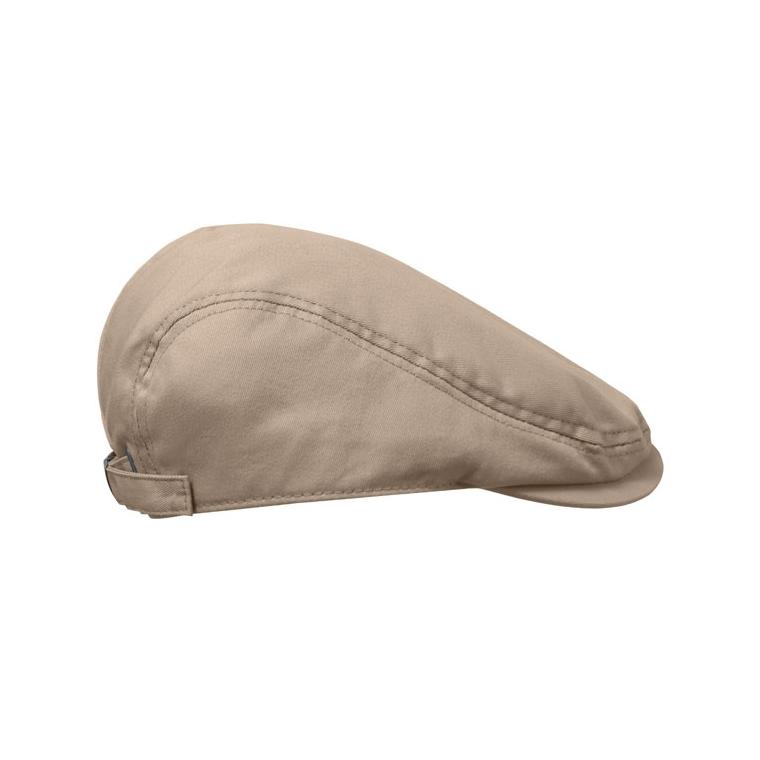 Șapcă plată Newsboy Flat Peak, 235 g/m² Bej