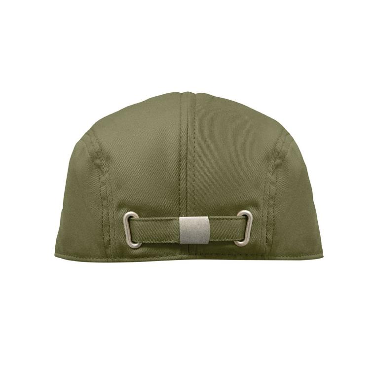 Șapcă plată Newsboy Flat Peak, 235 g/m² Verde militar