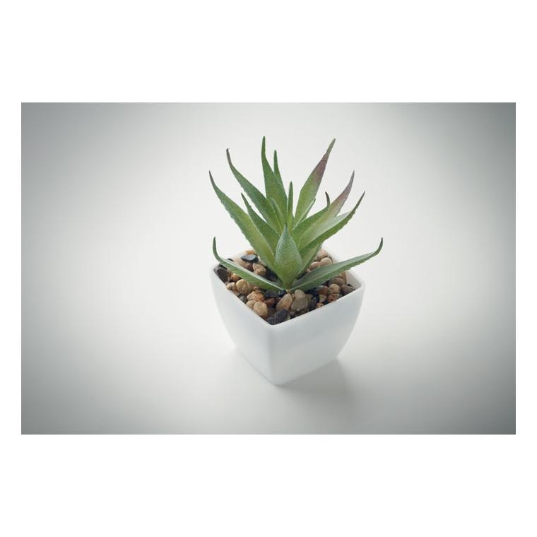 Mini plantă artificială Artiloe Alb