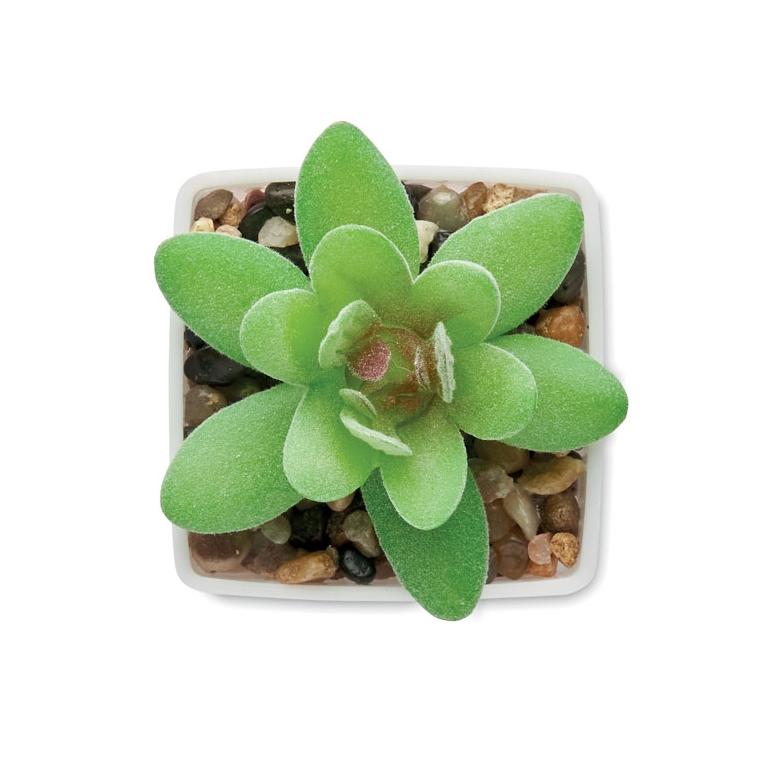 Mini plantă artificială Artigrap Alb