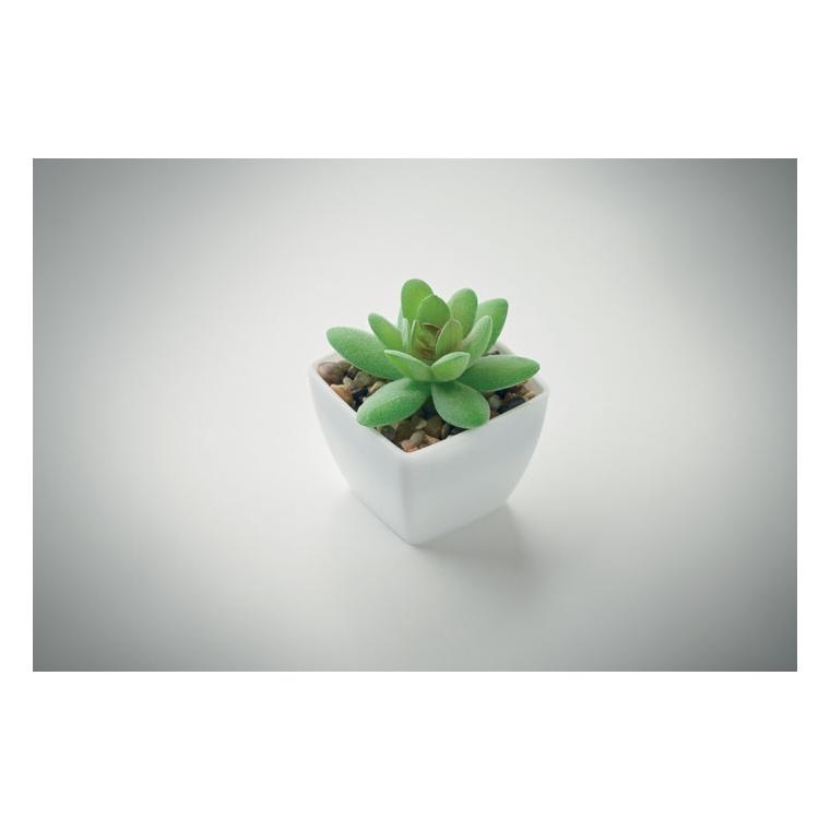 Mini plantă artificială Artigrap Alb