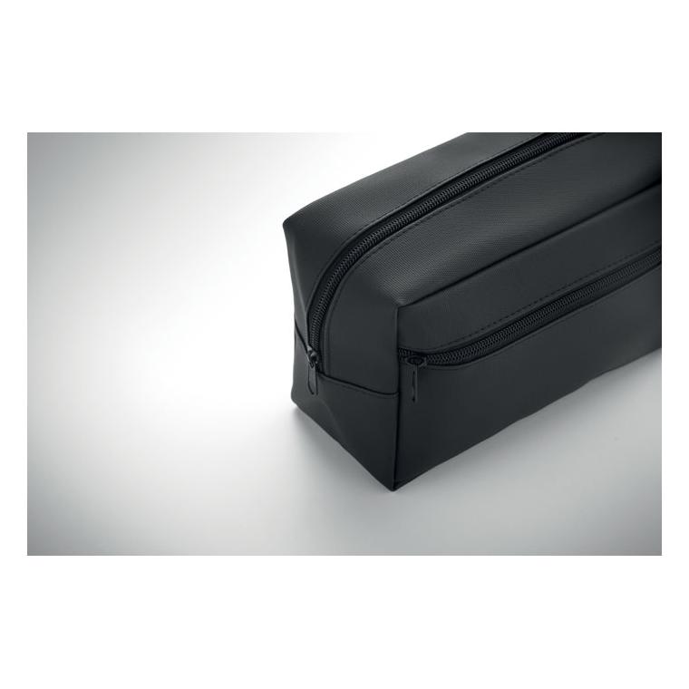 Geantă pentru cosmetice din RPET 600D Doppkit Negru