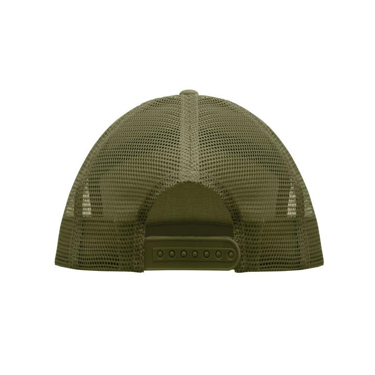 Șapcă cu vizieră plată și 7 panouri Bead Verde militar