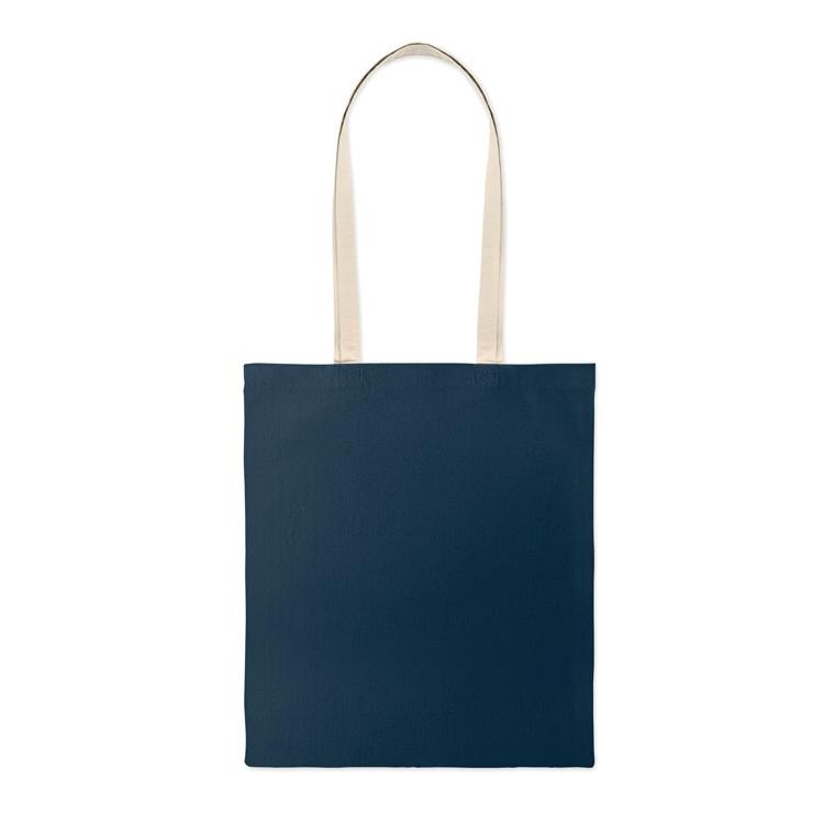 Sacoșă din bumbac Zevra Colour Navy 