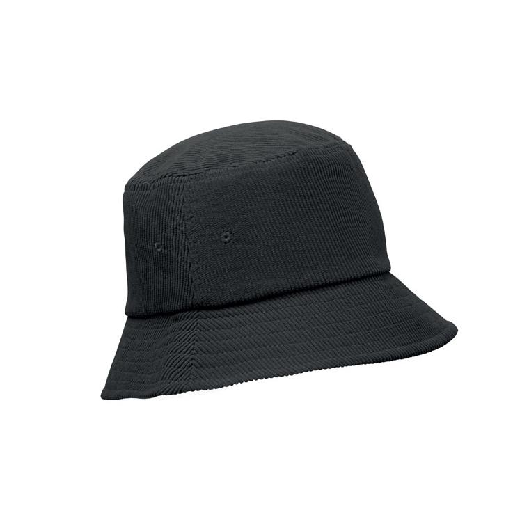 Pălărie bucket din raiat Scoop Negru