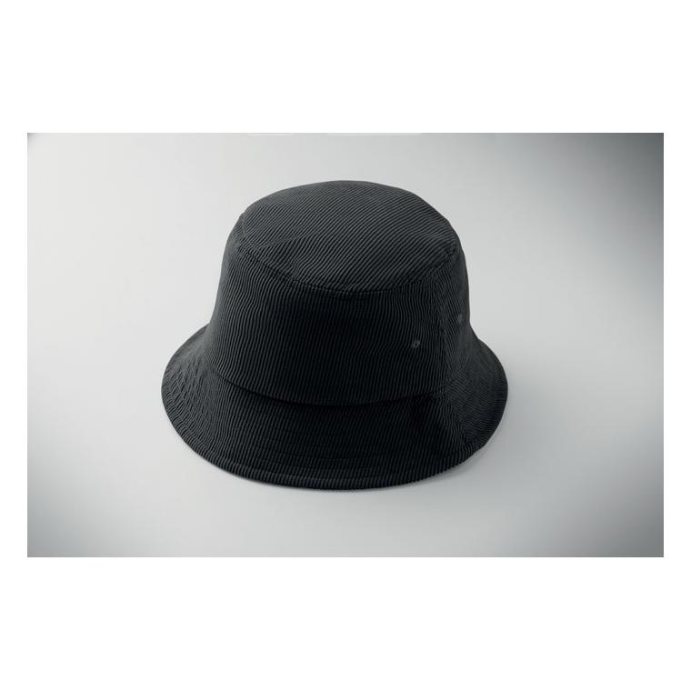 Pălărie bucket din raiat Scoop Negru