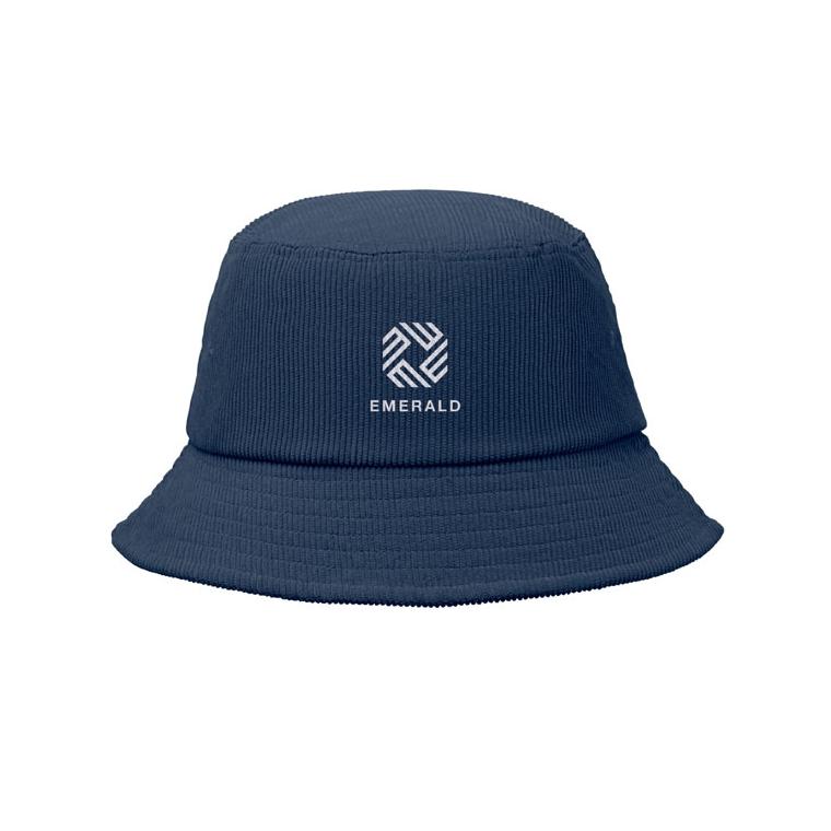 Pălărie bucket din raiat Scoop Albastru